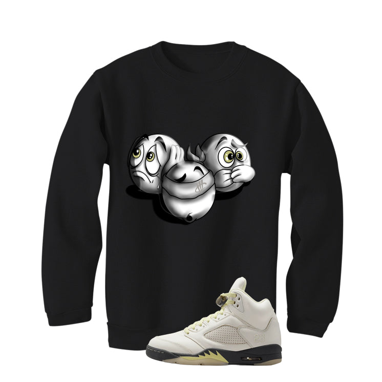 Air Jordan 5 WMNS Luminous Green Black T-Shirt (See No Evil)| illcurrency