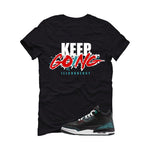 Air Jordan 3 GS Moto Black T-Shirt (keep Going)| illcurrency