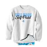 Air Jordan 9 “Powder Blue” | illcurrency White T-Shirt (Self Made Self Paid)
