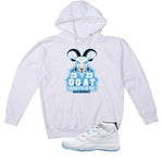 Air Jordan 11 Legend Blue White T-Shirt (GOAT 23)| illcurrency