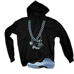 Nike Air Foamposite One Psychic Blue Black T-Shirt (Foam Chain)| illcurrency