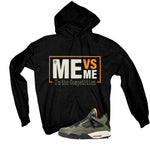 Undefeated x Air Jordan 4 Black T-Shirt (Me Vs Me)| illcurrency