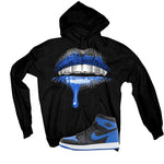 Air Jordan 1 High OG Royal Matching T-Shirt Lips