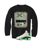 Air Jordan 13 GS Pine Green Black T-Shirt (Cut from a different cloth)| illcurrency