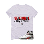 Air Jordan 8 Bugs Bunny Matching T-Shirt, Sweatshirts & Hoodies White T-Shirt (Self Made Self Paid)| illcurrency