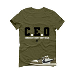 Air Jordan 1 Low OG Medium Olive Matching T-Shirt, Sweatshirts & Hoodies Military Green T-Shirt (Ceo)| illcurrency