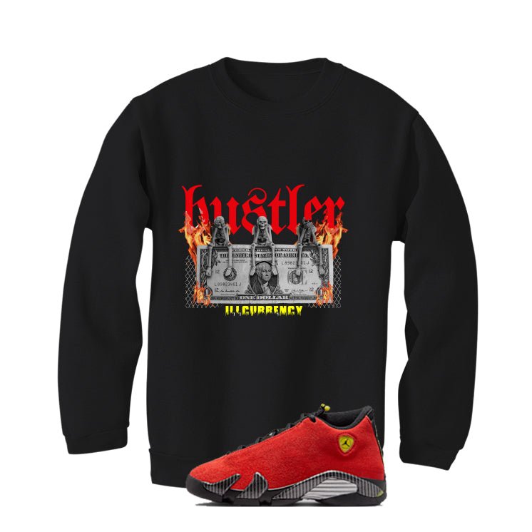 Air Jordan 14 Ferrari Black T-Shirt (See No Evil Hustler)| illcurrency
