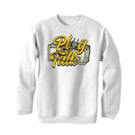 Air Jordan 1 High OG “Yellow Ochre” | illcurrency White T-Shirt (PLUG TALK)