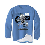 Air Jordan 12 Melo Carolina Blue T-Shirt (Goat)| illcurrency