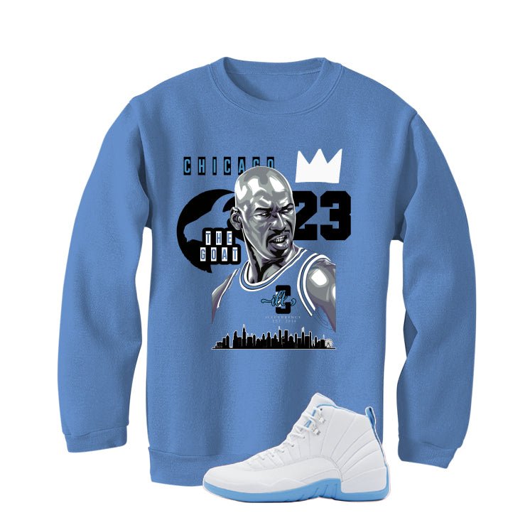 Air Jordan 12 Melo Carolina Blue T-Shirt (Goat)| illcurrency