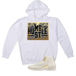 Air Jordan 12 WMNS Phantom White T-Shirt (Hustle Everyday)| illcurrency