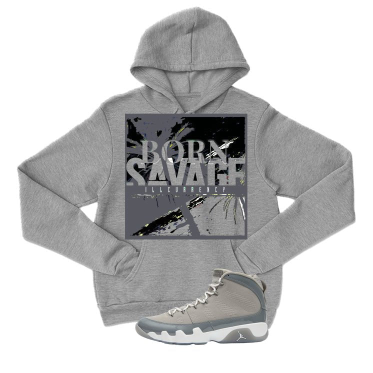 Air Jordan 9 Cool Grey Grey T-Shirt (SAVAGE)| illcurrency