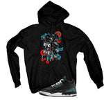 Air Jordan 3 GS Moto Black T-Shirt (SKATEBOARD CAT)| illcurrency