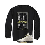 Air Jordan 5 WMNS Luminous Green Black T-Shirt (The Dream Is Free)| illcurrency