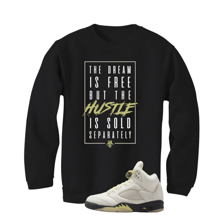 Air Jordan 5 WMNS Luminous Green Black T-Shirt (The Dream Is Free)| illcurrency