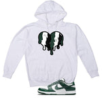 Nike Dunk Low Michigan State White T-Shirt (Heart)