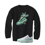 Air Jordan 11 Low WMNS Igloo Black T-Shirt (Splash Shoe)| illcurrency