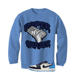 Nike Air Jordan 1 Low OG Obsidian Carolina Blue T-Shirt (Paper Chaser)| illcurrency