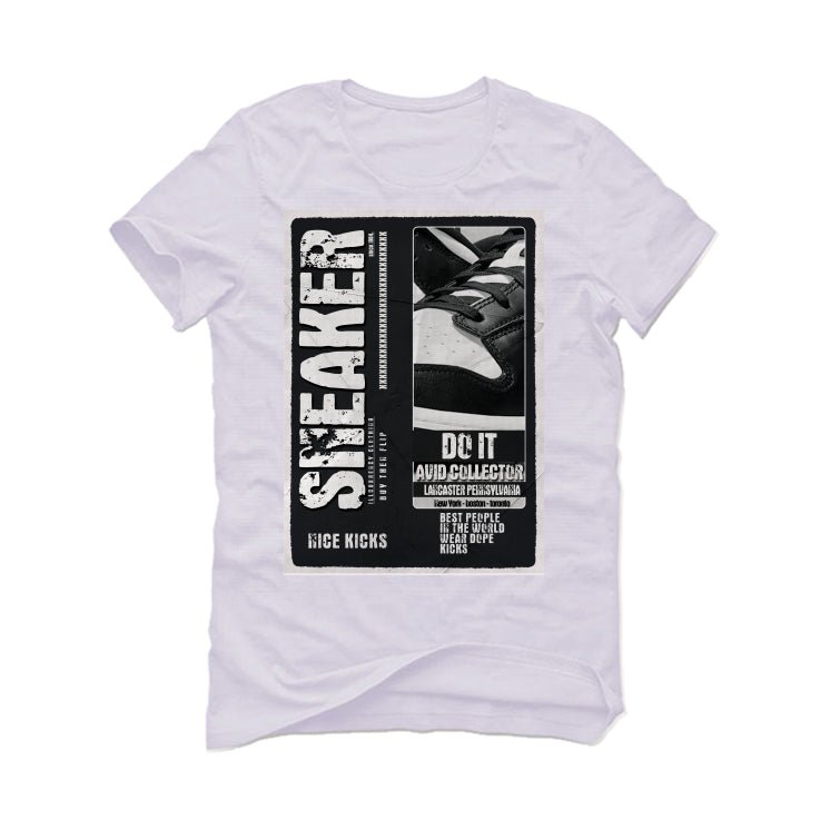 Nike Dunk Low "Panda" | ILLCURRENCY White T-Shirt (SNEAKERS COLLECTOR)
