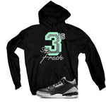 Air Jordan 3 “Green Glow” | illcurrency Black T-Shirt (3's Stay Fresh)