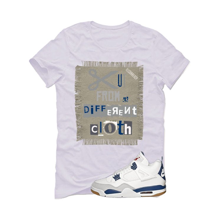 Nike SB x Air Jordan 4 Navy White T-Shirt (Cut from a different cloth)| illcurrency