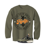 Undefeated x Air Jordan 4 Military Green T-Shirt (Haters Catch Up)| illcurrency