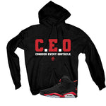 Air Jordan 6 Reverse Infrared Matching T-Shirt, Sweatshirts & Hoodies Black T-Shirt (Ceo)| illcurrency