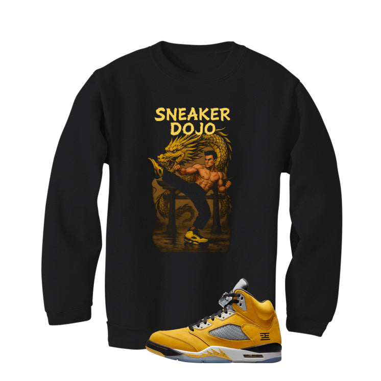 Air Jordan 5 Tokyo Matching T-Shirt, Sweatshirts & Hoodies Black T-Shirt (Sneaker Dojo)| illcurrency