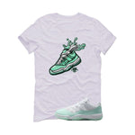 Air Jordan 11 Low WMNS Igloo White T-Shirt (Splash Shoe)| illcurrency