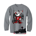 Air Jordan 4 Bred Matching T-Shirt Stitchez