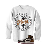 Air Jordan 1 High OG Love The Game Matching T-Shirt White T-Shirt (Haters Catch Up)| illcurrency