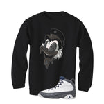 Air Jordan 9 Flint Grey Matching T-Shirt, Sweatshirts & Hoodies Black T-Shirt (Money Duck)| illcurrency