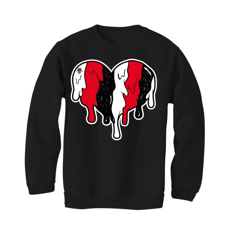 Air Jordan 8 “Playoffs” | illcurrency Black T-Shirt (Heart)