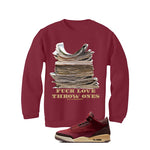 Air Jordan 3 OG Bin 23 Matching T-Shirt Maroon T-Shirt (Fck Love)| illcurrency