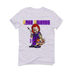 Air Jordan 12 Field Purple - White T-Shirt (Fake Friends 2)