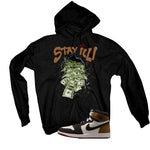 Air Jordan 1 High OG Love The Game Matching T-Shirt Black T-Shirt (Stay ill)| illcurrency