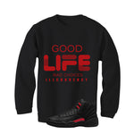 Air Jordan 12 Bloodline Matching T-Shirt, Sweatshirts, & Hoodies Black T-Shirt (Bad Choices)| illcurrency