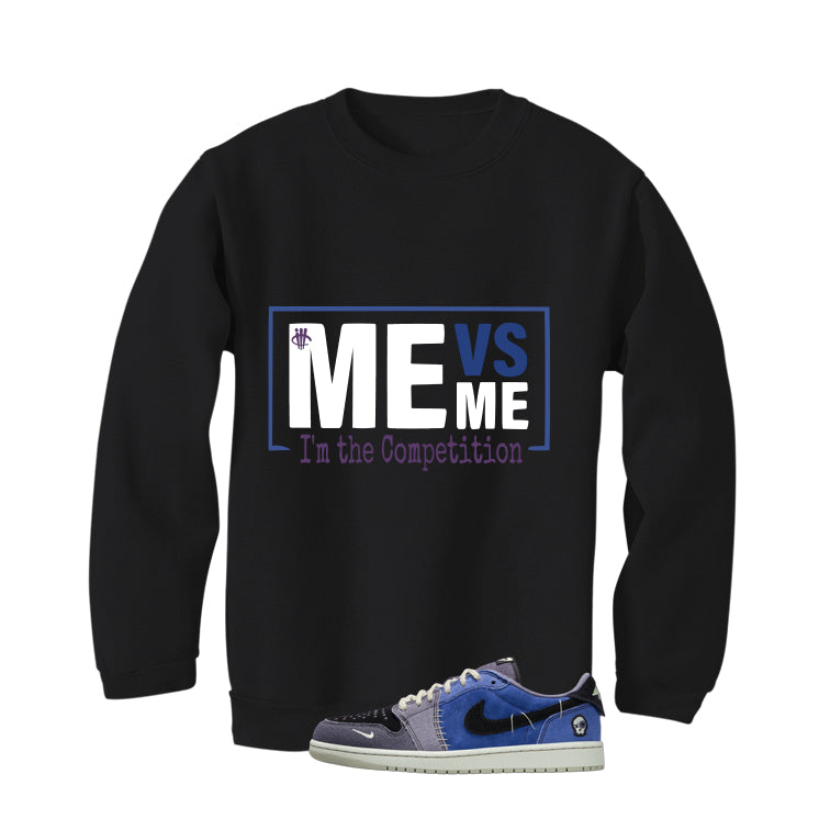 Air Jordan 1 Low OG Voodoo Alternate Matching T-Shirt, Sweatshirts & Hoodies Black T-Shirt (Me vs Me)| illcurrency