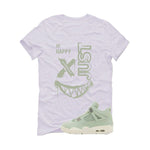 Air Jordan 4 WMNS Seafoam White T-Shirt (Be Happy)| illcurrency