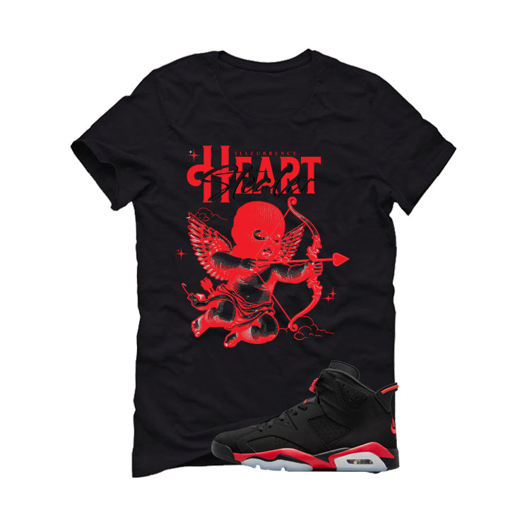 Air Jordan 6 Reverse Infrared Matching T-Shirt, Sweatshirts & Hoodies Black T-Shirt (Heart Stealer)| illcurrency