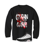 Air Jordan 9 OG Space Jam Matching T-Shirt Black T-Shirt (Crushin the Game)| illcurrency