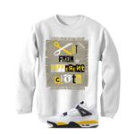 Air Jordan 4 Tour Yellow Matching T-Shirt Cut from a different cloth