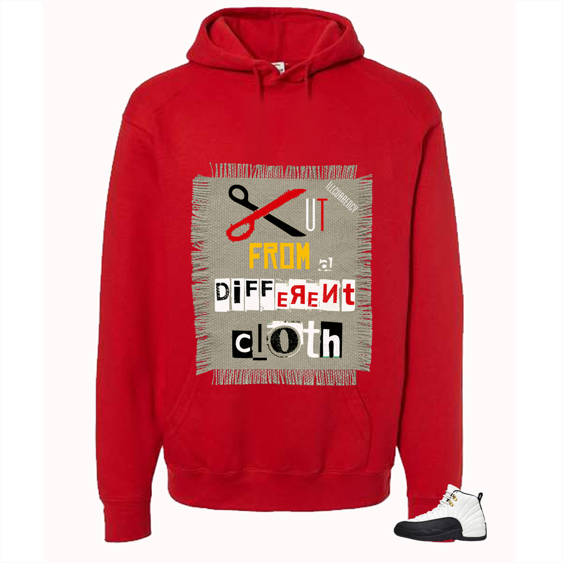 Air Jordan 12 Taxi Matching Hoodies Red T-Shirt