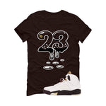 Air Jordan 5 Earth/Metallic Gold Brown T-Shirt (23)| illcurrency