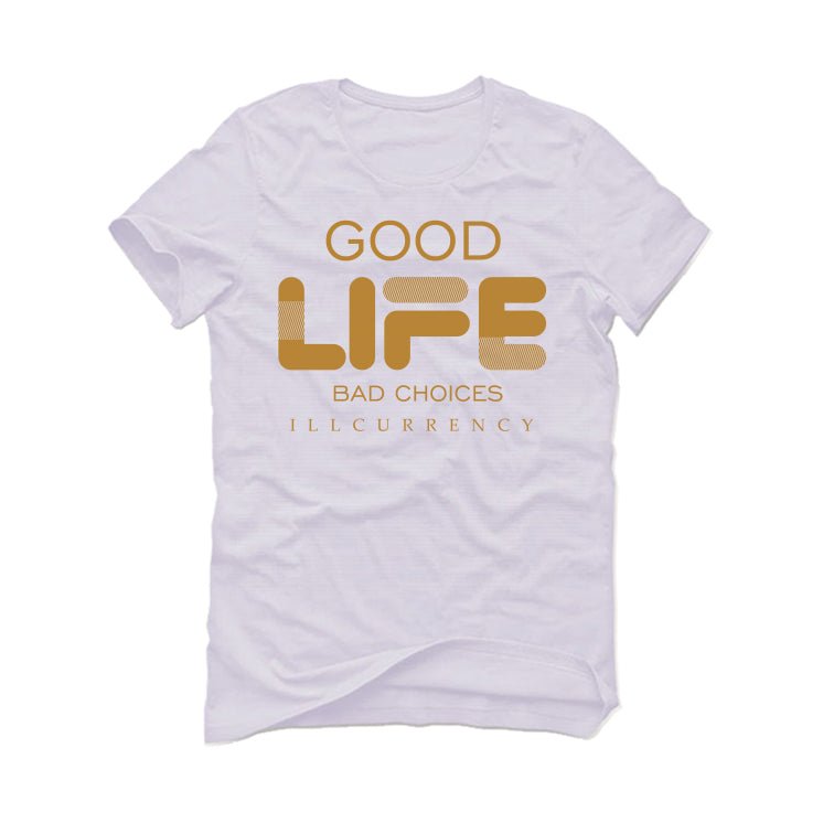 Air Jordan 13 “Wheat” | illcurrency White T-Shirt (Bad Choices)