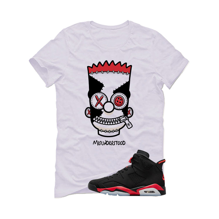 Air Jordan 6 Reverse Infrared Matching T-Shirt, Sweatshirts & Hoodies White T-Shirt (Misunderstood)| illcurrency