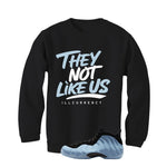 Nike Air Foamposite One Psychic Blue Black T-Shirt (They not like us)| illcurrency