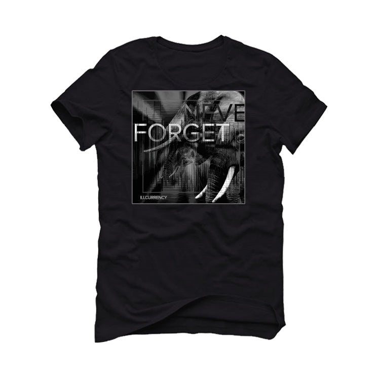 Air Jordan 1 High OG “Elephant” | illcurrency Black T-Shirt (NEVER FORGET)