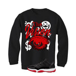 Air Jordan 11 Low Bred Black T-Shirt (The Vision)| illcurrency