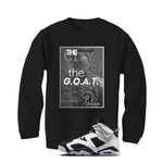 Air Jordan 6 Oreo Matching T-Shirt Black T-Shirt (City Of The Goat)| illcurrency